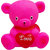 Teddy  BABY SQUEEZE TOY pink