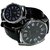 JOHN SMITH HIS N HER 5003 BLK COUPLE WATCH SET