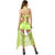 Fashionable And Classy Sea Green Polka Dot Stylish 3-Piece Bikini Set With Incredible Wrap