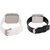 Addic Combo Of Two Watches-Black Rectangular Dial And White Rectangular Dial Watch