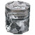 Tuelip Small Choco Chips Designed 500 ml Kitchen Storage Airtight Canister With Acrylic Lid and Locking Clamp