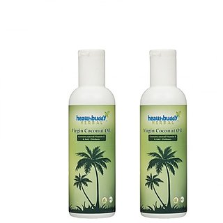 Healthbuddy Herbal Virgin Coconut Oil 2Packs Of 200 Ml Each