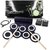 Digital Portable Musical Roll-up Electronic Drum Pad Set with Built in Speaker - Black