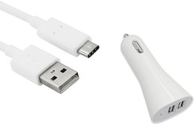 Type C car charger with cable for LeEco Le 1s and Le 1s Eco mobile phone CODEWE 0745