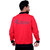 Auburn Zipper Red and Melange 90 warm fleece ultra soft sweatshirt