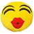 Gold Dust HMI3 Smiley Emoticon Decorative Cushion  - 15 inch (Multicolor)