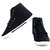 Chevit Men's Black Lace up Sneakers