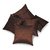 Veticle Design Brown Cushion Cover 5 Pcs Set 40 X 40 Cms