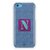 YuBingo Monogram with Beautifully Written Jeans and Girly Leather Finish letter N Designer Mobile Case Back Cover for Apple iPhone 5C
