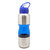 Tuelip Blue Polycarbonate Sports Water Bottle with Flip Top Lid and Built in Straw - 750 Ml