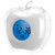 White Desktop Apple Digital Talking Alarm Clock Thermometer (YGH-335)