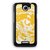 YuBingo Yellow White Marble Finish (Plastic) Designer Mobile Case Back Cover for HTC One X