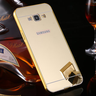 Buy Mirror Back Cover Gold Case Metal Frame Samsung Galaxy Grand Prime Sm G530h Online Get 62 Off
