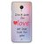 YuBingo Let Love Look For You Designer Mobile Case Back Cover for Meizu M3 Note