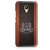YuBingo Monogram with Beautifully Written Wooden and Leather (Plastic) Finish letter A Designer Mobile Case Back Cover for Meizu M3
