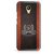 YuBingo Monogram with Beautifully Written Wooden and Leather (Plastic) Finish letter D Designer Mobile Case Back Cover for Meizu M3