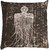 Snoogg  Buddha Whispers  Digitally Printed Cushion Cover Pillow 16 x 16 Inch