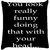 Snoogg  You Look Funny  Digitally Printed Cushion Cover Pillow 16 x 16 Inch