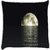 Snoogg  digital visualization of a moonset Digitally Printed Cushion Cover Pillow 16 x 16 Inch