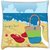 Snoogg  summer illustration Digitally Printed Cushion Cover Pillow 16 x 16 Inch