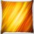 Snoogg Abstract Yellow And Orange Digitally Printed Cushion Cover Pillow 16 x 16 Inch