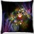 Snoogg Amazing Neon Flowers Digitally Printed Cushion Cover Pillow 16 x 16 Inch