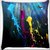 Snoogg Colorful Kites Digitally Printed Cushion Cover Pillow 16 x 16 Inch