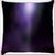 Snoogg Black And Purple Design Digitally Printed Cushion Cover Pillow 16 x 16 Inch