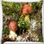 Snoogg Yellow Stem Mushroom Digitally Printed Cushion Cover Pillow 20 x 20 Inch