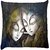 Snoogg  Radha Krishna  Digitally Printed Cushion Cover Pillow 16 x 16 Inch