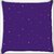 Snoogg Snow graphic purple Digitally Printed Cushion Cover Pillow 16 x 16 Inch