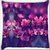Snoogg serene flowers Digitally Printed Cushion Cover Pillow 16 x 16 Inch