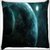 Snoogg Moon View Digitally Printed Cushion Cover Pillow 16 x 16 Inch