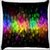 Snoogg Multiple Colorful Bubbles Digitally Printed Cushion Cover Pillow 16 x 16 Inch