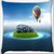 Snoogg Colorful Parchute Digitally Printed Cushion Cover Pillow 20 x 20 Inch