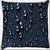 Snoogg Grey drops Digitally Printed Cushion Cover Pillow 16 x 16 Inch