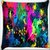 Snoogg Splash paints Digitally Printed Cushion Cover Pillow 16 x 16 Inch