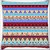 Snoogg Loud Aztec  Digitally Printed Cushion Cover Pillow 16 x 16 Inch