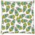 Snoogg  a seamless leaf pattern  Digitally Printed Cushion Cover Pillow 16 x 16 Inch