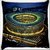 Snoogg Stadium At Night Digitally Printed Cushion Cover Pillow 16 x 16 Inch