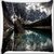 Snoogg Lake View Digitally Printed Cushion Cover Pillow 16 x 16 Inch