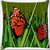 Snoogg Butterflies Digitally Printed Cushion Cover Pillow 16 x 16 Inch