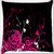 Snoogg Abstract Pink Digitally Printed Cushion Cover Pillow 16 x 16 Inch