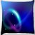 Snoogg Neon Pattern Design Digitally Printed Cushion Cover Pillow 16 x 16 Inch