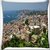 Snoogg City From The Top Digitally Printed Cushion Cover Pillow 16 x 16 Inch