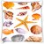 Snoogg  14 mussels and star fish studio isolated on white Digitally Printed Cushion Cover Pillow 16 x 16 Inch