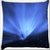 Snoogg Blue Stars Digitally Printed Cushion Cover Pillow 16 x 16 Inch