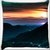 Snoogg City At Night Digitally Printed Cushion Cover Pillow 16 x 16 Inch