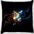 Snoogg Two Hands Digitally Printed Cushion Cover Pillow 16 x 16 Inch