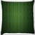 Snoogg Abstract Green Lined Design Digitally Printed Cushion Cover Pillow 16 x 16 Inch
